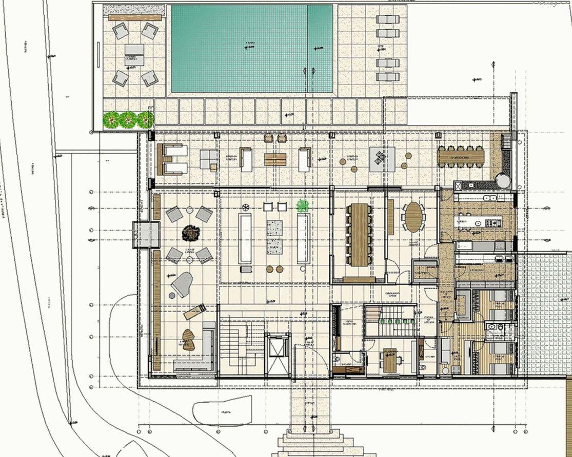 projek rumah dengan kolam